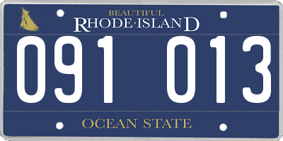 RI license plate 091013