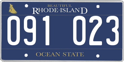 RI license plate 091023