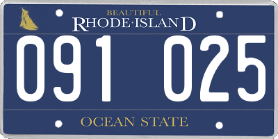 RI license plate 091025