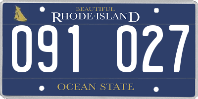RI license plate 091027