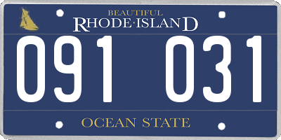 RI license plate 091031