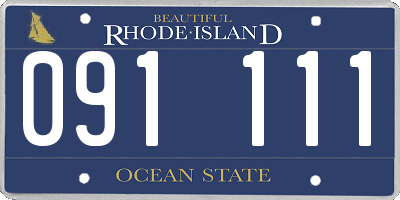 RI license plate 091111