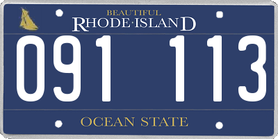 RI license plate 091113