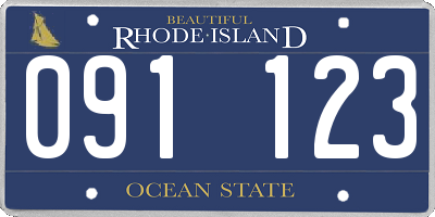 RI license plate 091123