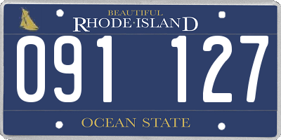 RI license plate 091127