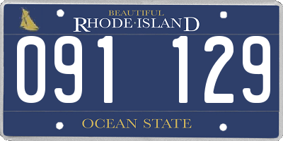 RI license plate 091129