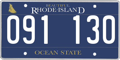 RI license plate 091130
