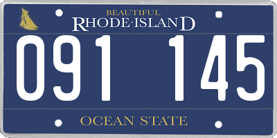 RI license plate 091145