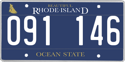 RI license plate 091146