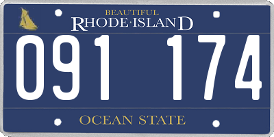 RI license plate 091174