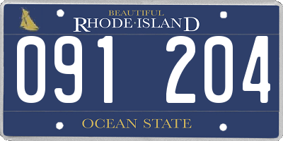 RI license plate 091204