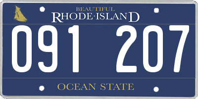 RI license plate 091207