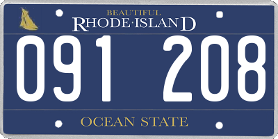 RI license plate 091208