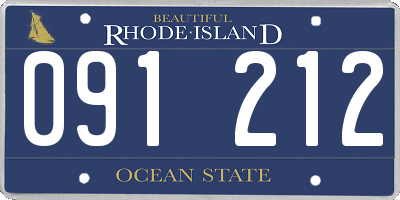 RI license plate 091212