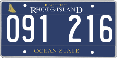 RI license plate 091216