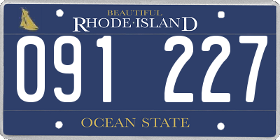 RI license plate 091227