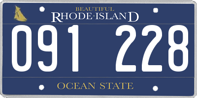 RI license plate 091228