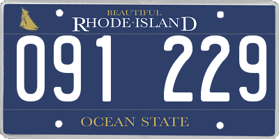 RI license plate 091229