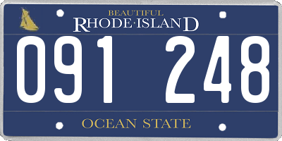 RI license plate 091248