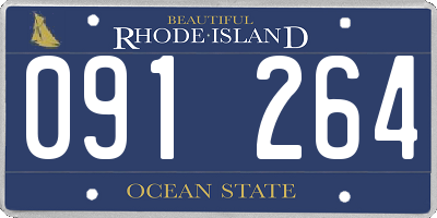 RI license plate 091264