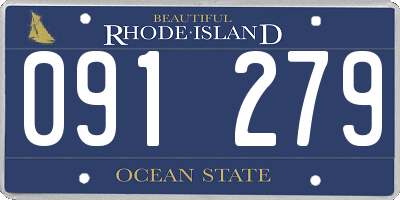 RI license plate 091279