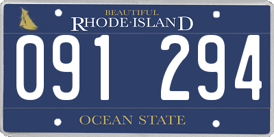 RI license plate 091294