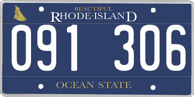 RI license plate 091306