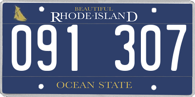 RI license plate 091307