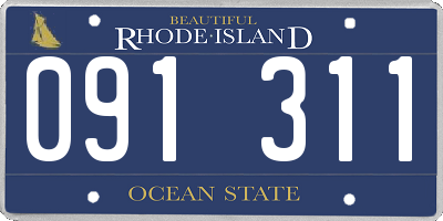 RI license plate 091311