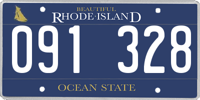 RI license plate 091328