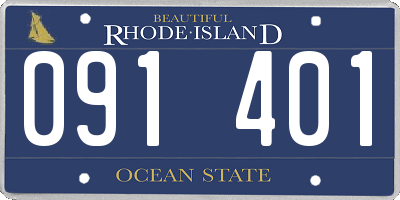 RI license plate 091401