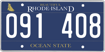 RI license plate 091408