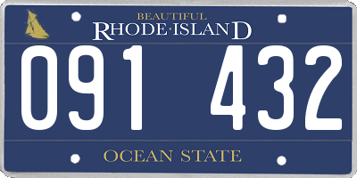 RI license plate 091432