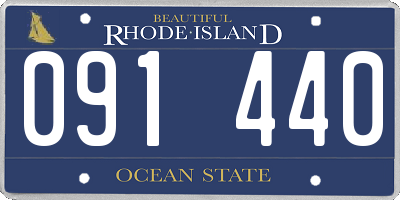 RI license plate 091440