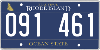 RI license plate 091461