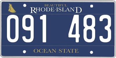 RI license plate 091483
