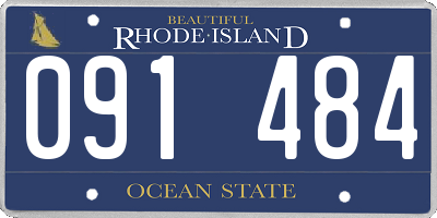 RI license plate 091484