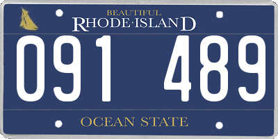 RI license plate 091489