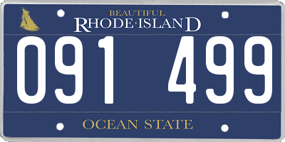 RI license plate 091499