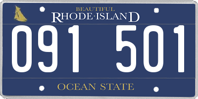 RI license plate 091501