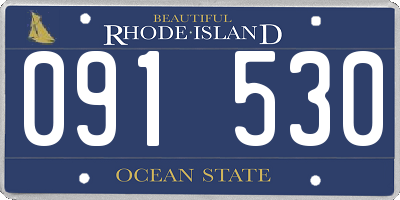 RI license plate 091530