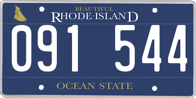 RI license plate 091544