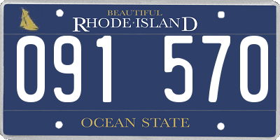 RI license plate 091570