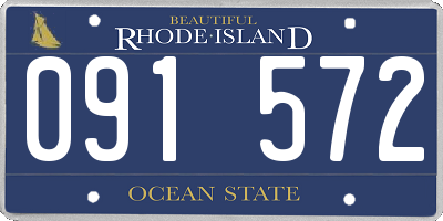 RI license plate 091572