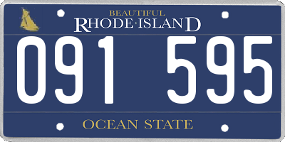 RI license plate 091595