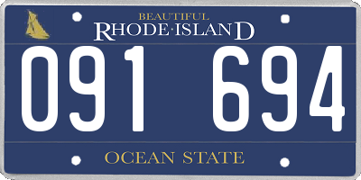 RI license plate 091694