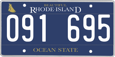 RI license plate 091695