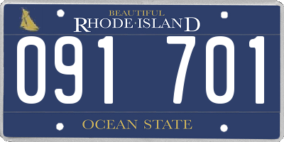 RI license plate 091701