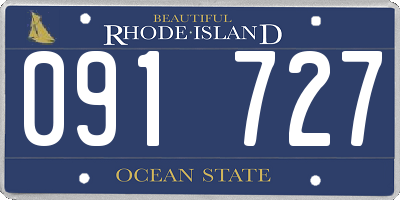 RI license plate 091727