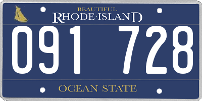 RI license plate 091728